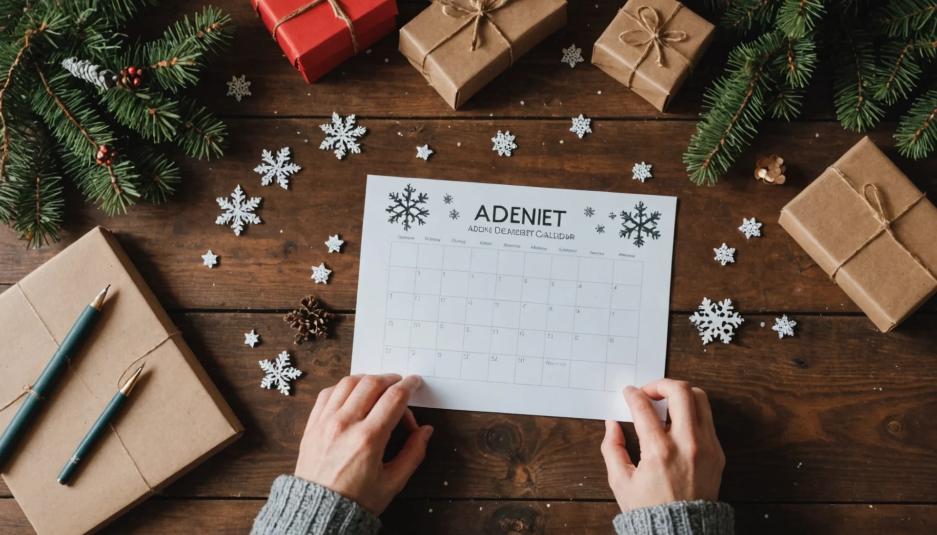 chiffre calendrier de l'avent à imprimer gratuit