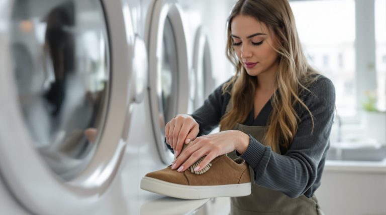 laver des baskets en daim
