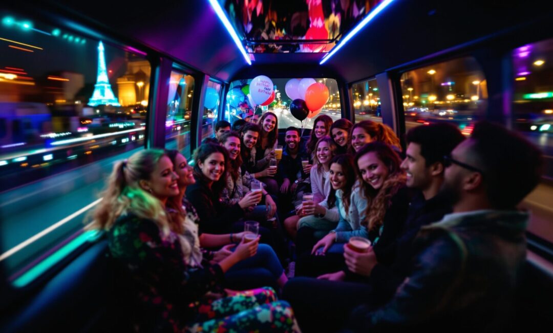 anniversaire dans un bus