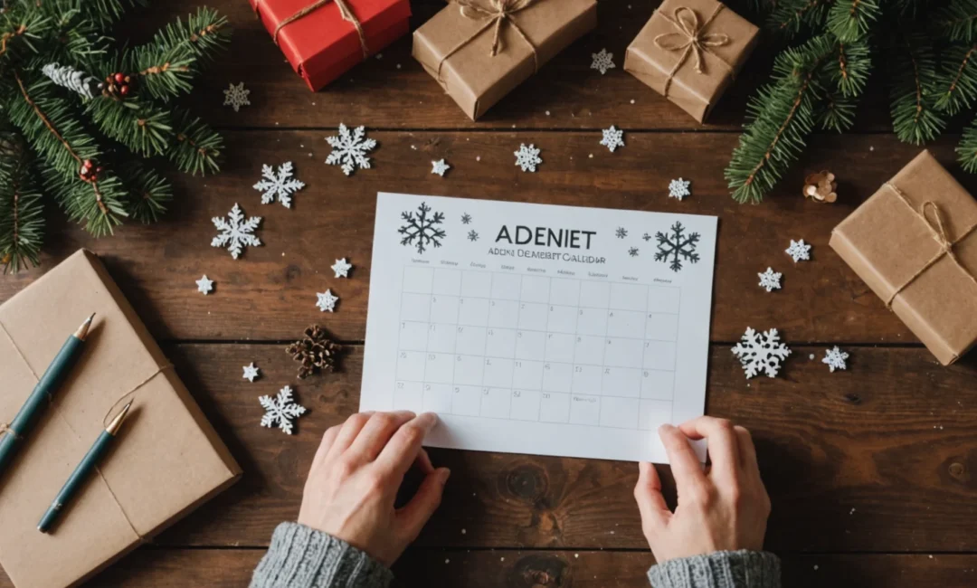 chiffre calendrier de l'avent à imprimer gratuit