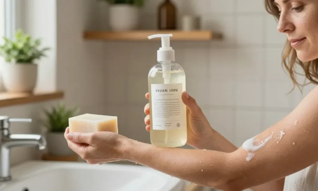 gel douche vegan